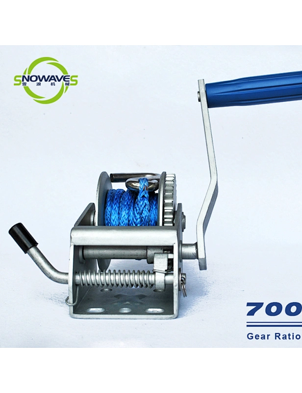 manual rope winch
